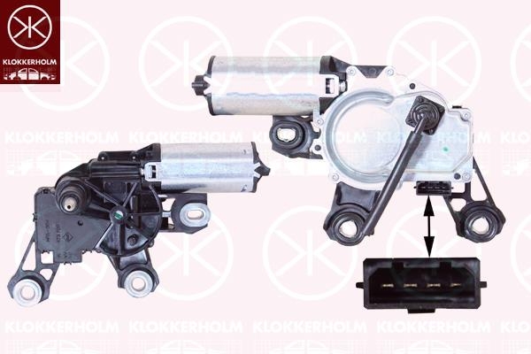 Torkarmotor Klokkerholm - Skoda - Octavia - OE 1U6955711B