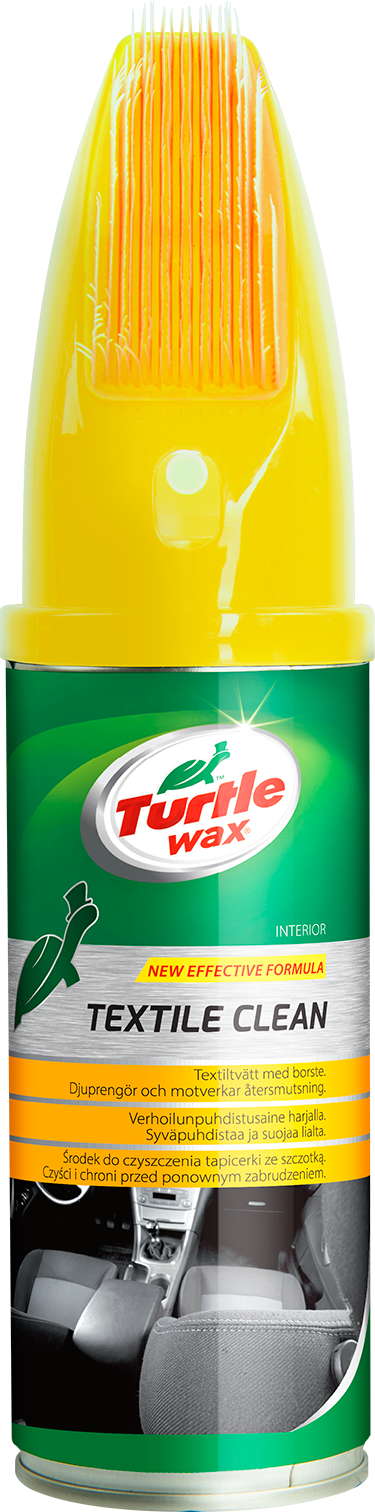 Turtle Wax Textile Clean Med Borste - Textilrengöring 300 ml