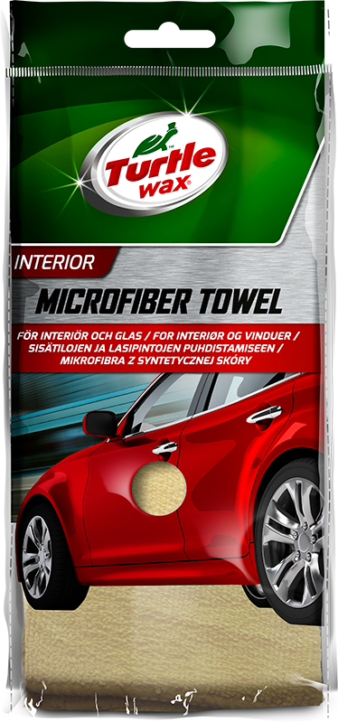 Turtle Wax Interiør gul 40x40 cm - Mikrofiberklut 1-pakke
