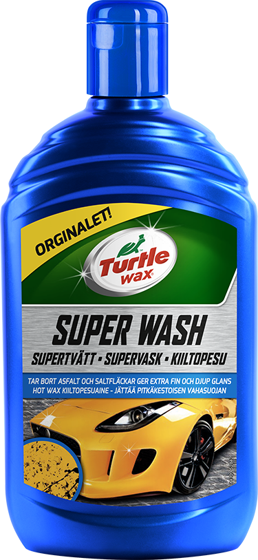 Turtle Wax Super Wash - Bil sjampo/Dyp Rengjøring 500 ml