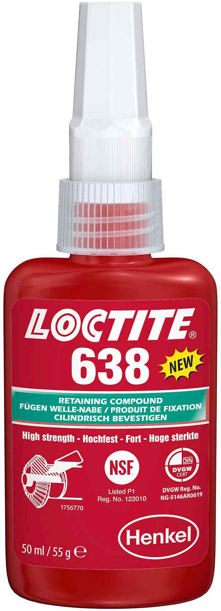 Loctite 638 - Tätning 50 ml