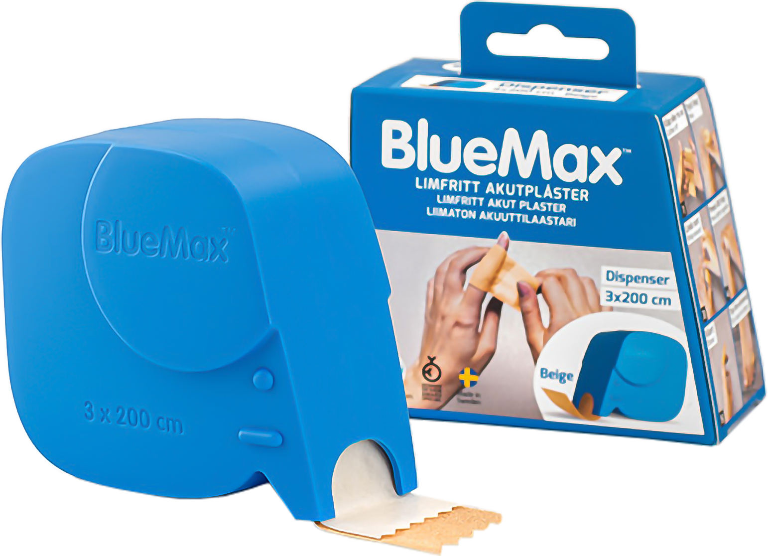 Plåster 3x200 BlueMax