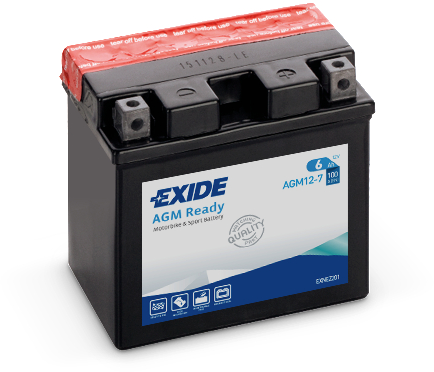 Exide MC AGM Klar AGM12-7 6 Ah