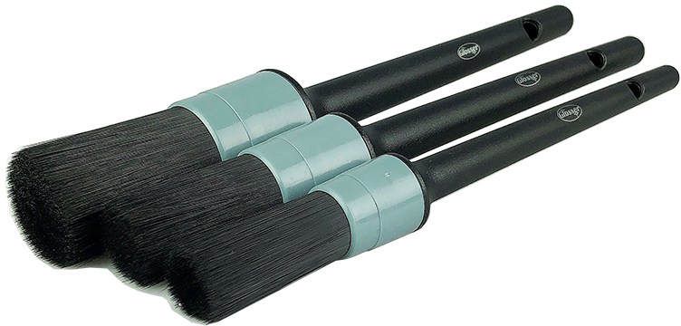 Glosser Premium Detailing Brush set - Rengöringspenslar 3-pack