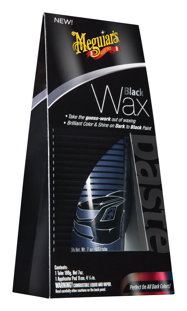 Meguiars Black Wax - Flytande Bilvax & Appliceringssvamp 198 g