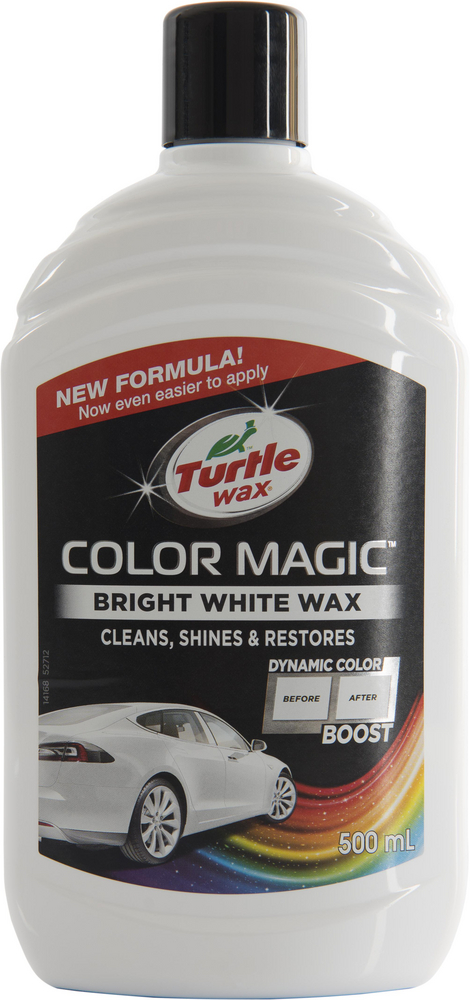 Turtle Wax Color magic vit - Flytande bilvax 500 ml