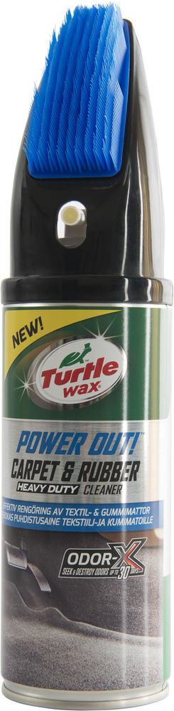 Turtle Wax Power Out Teppe og gummi - Tekstilrengjøring 400 ml
