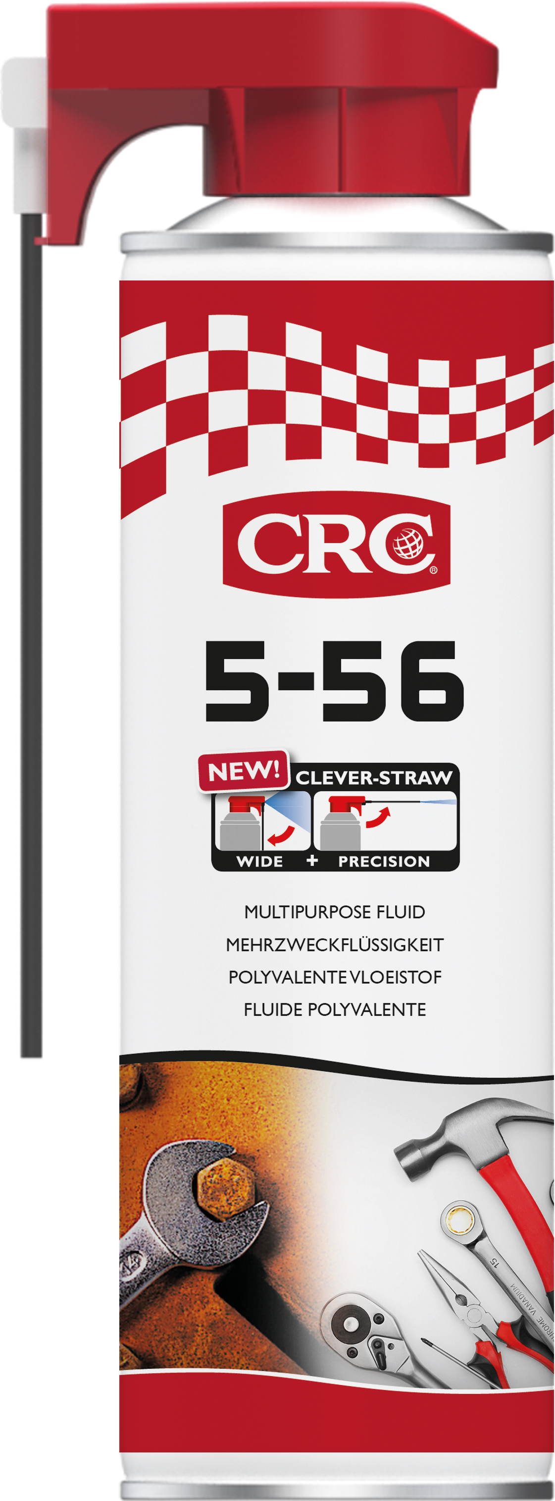 CRC 5-56 Multispray Clever Straw - Rostlösare/Smörjmedel 500 ml
