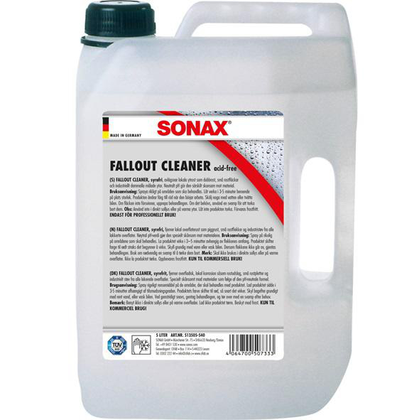 Fallout Cleaner Acid Free Sonax