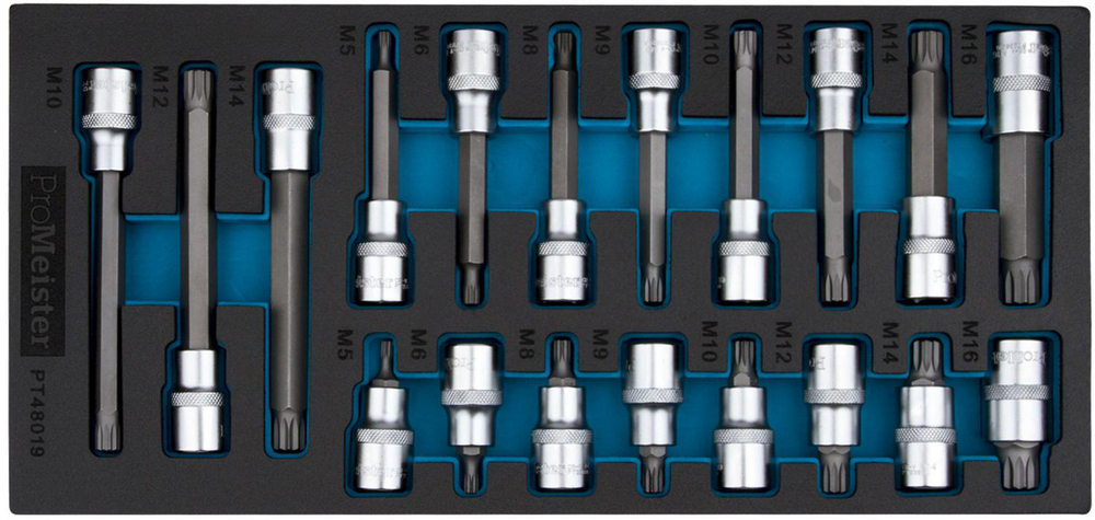 Ermet bits Spline 1/2 «19 deler