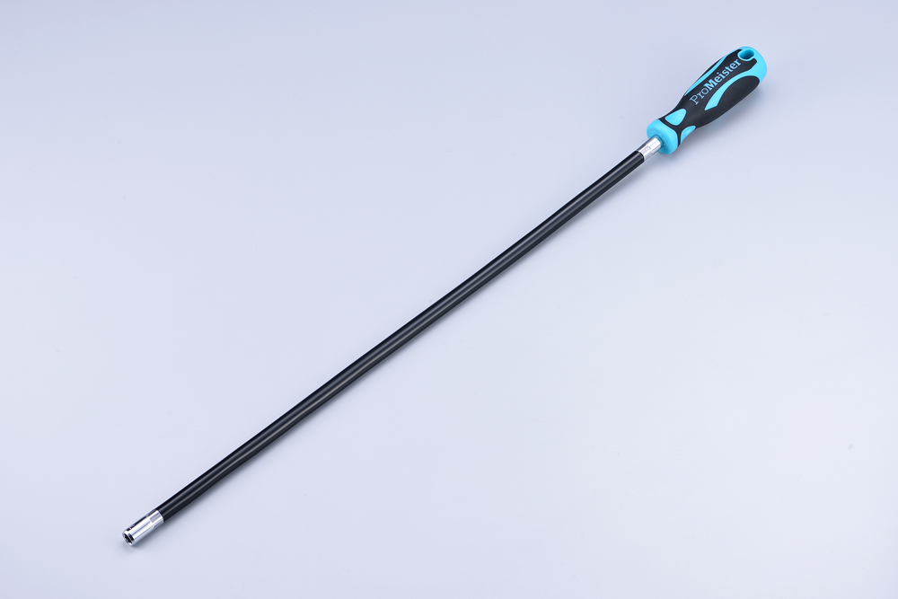 Ermmåler med fleksibel bladflekshylse, ekstra lang