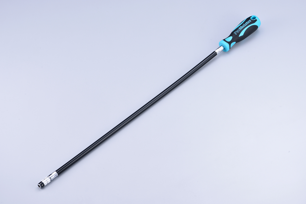 Ermmåler med fleksibel bladflekshylse, ekstra lang