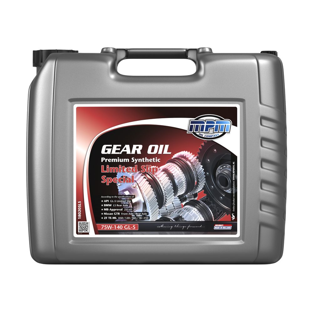 MPM Girkasse Olje 75W-140 Limited Slip 20L - Volvo - Mercedes - Ford - BMW - Nissan - Dodge - Jeep - Porsche