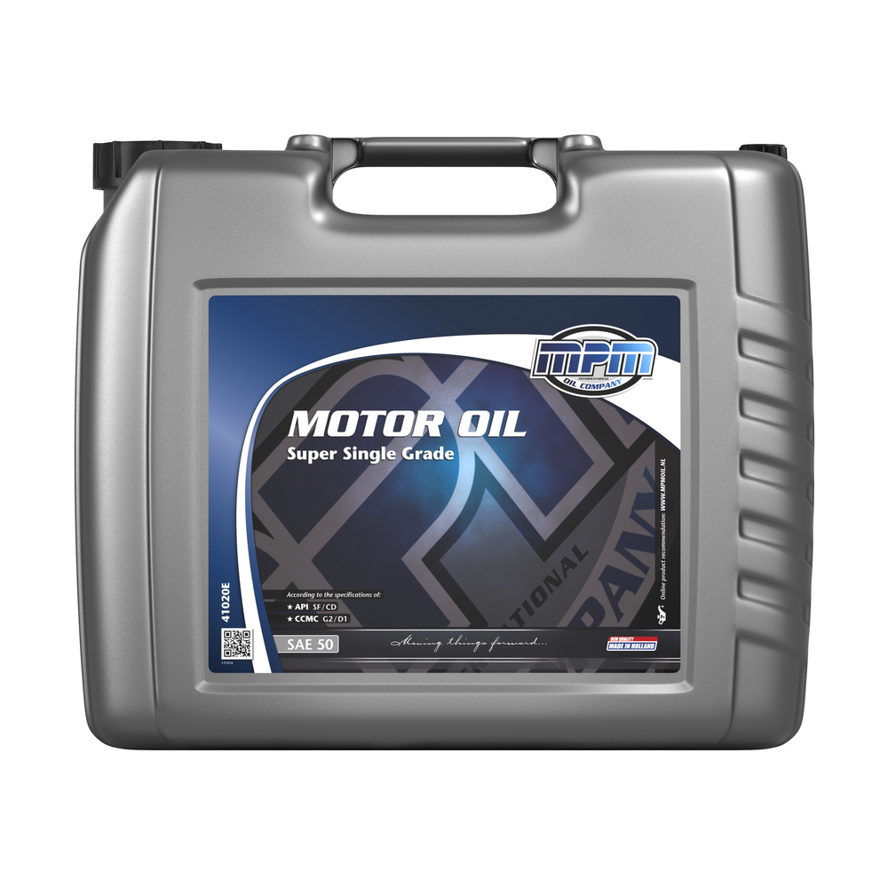MPM Super Single Grade SAE 50 Motorolja Dunk 20 l