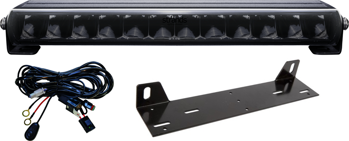 LED-rampepakke Strands Nuuk Black 14"