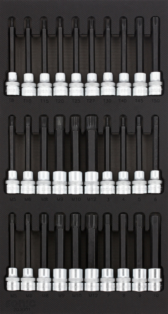 Hylssats 3/8" Set Med 30-Delar SFS 1/3 Sonic