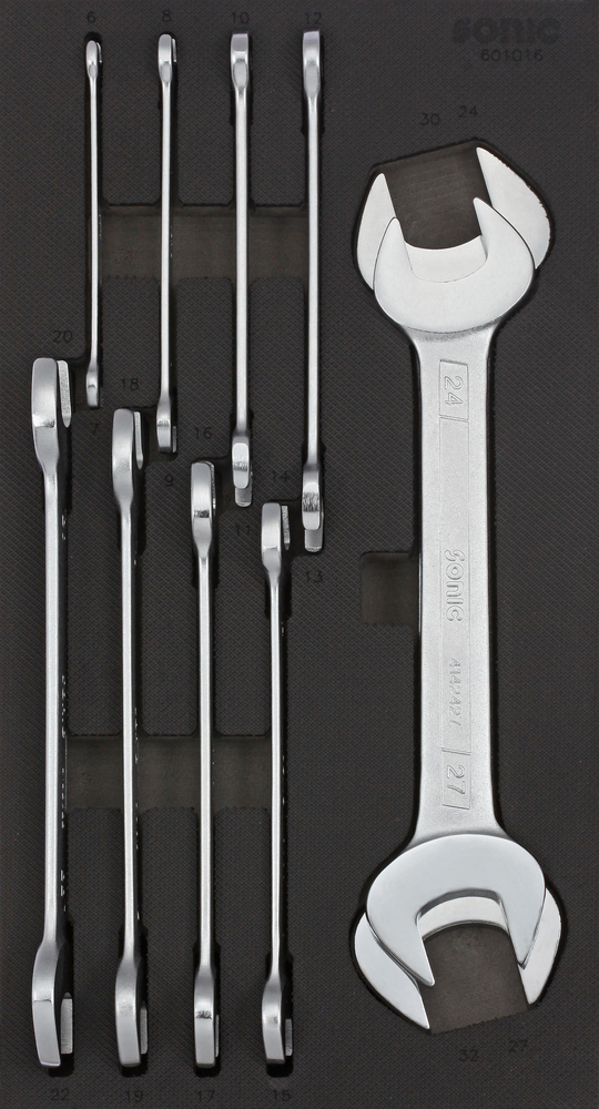 U-Nyckelsats 6-32mm SFS 1/3 10-Delar Sonic