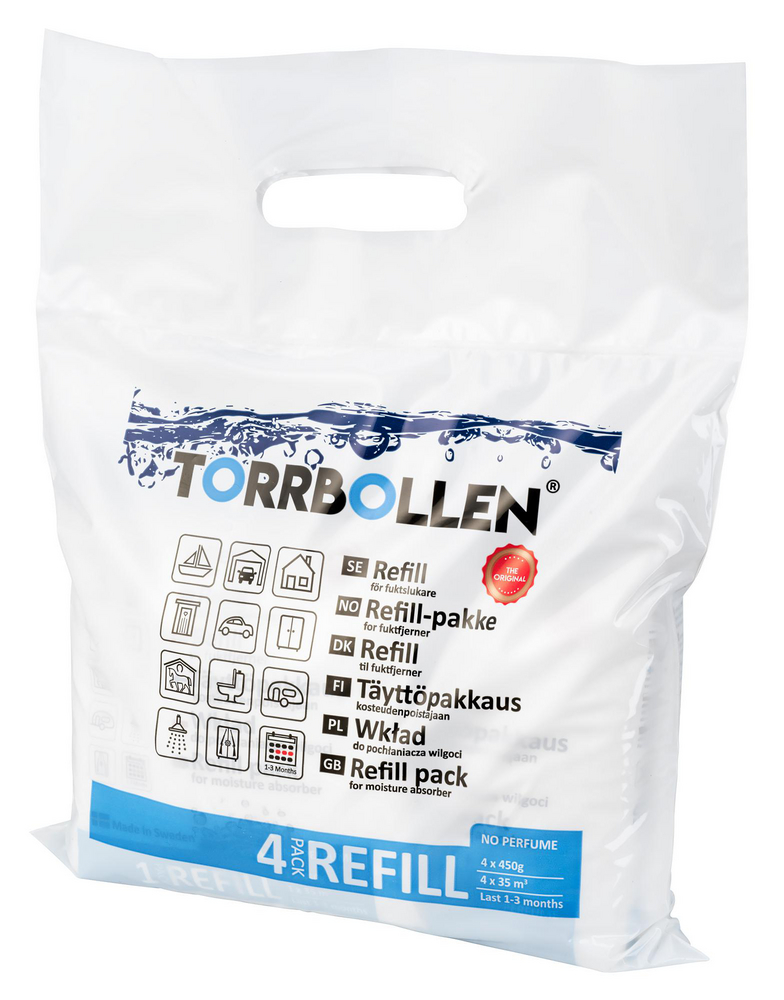 Dryball 4-pakning påfyll
