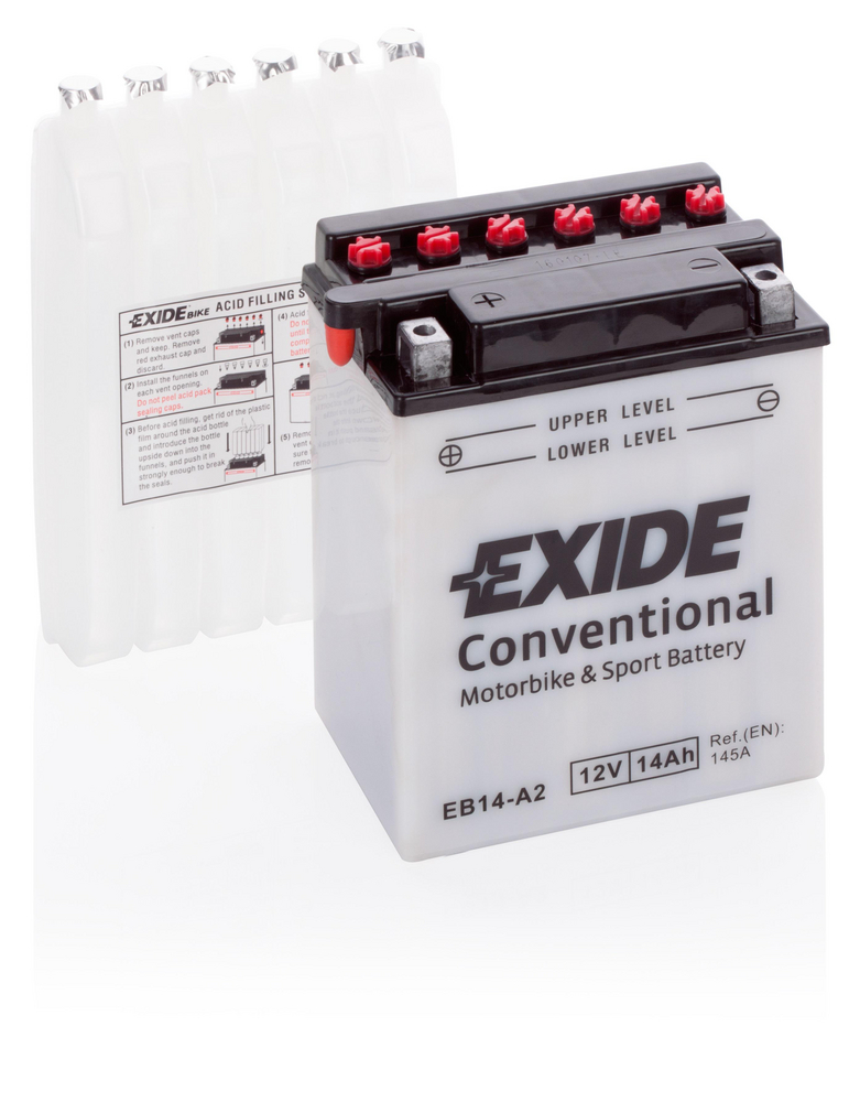 Exide Conventional EB14-A2 14 Ah - MC-batteri