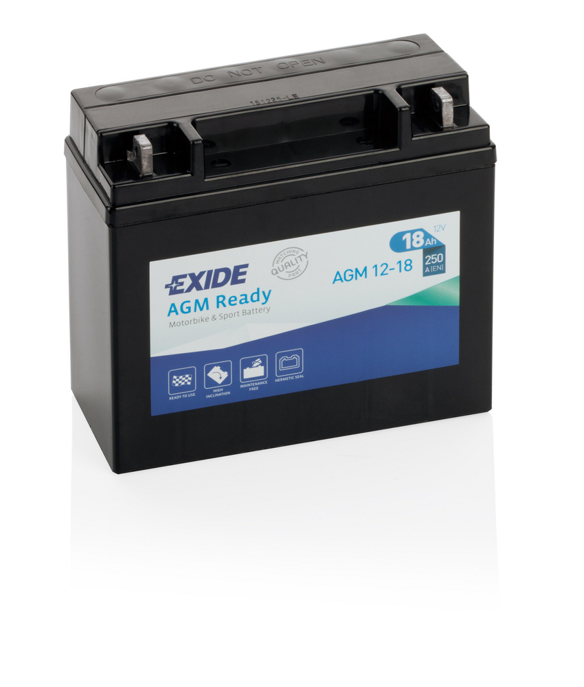 Exide AGM Ready AGM12-18 18 Ah - MC-batteri
