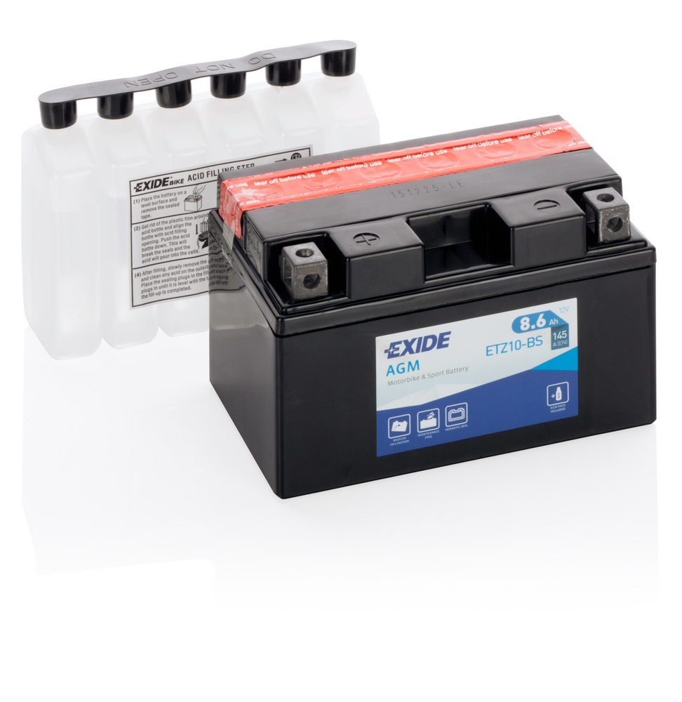 Exide AGM (MC) ETZ10-BS 9 Ah - MC-batteri