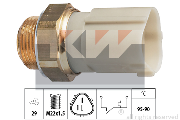 Termokontakt KW - Skoda - Fabia - OE 6X0959481,1J0959481