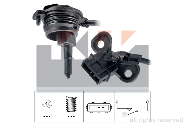 Backljuskontakt KW - VW - Passat. Audi - A4, A6, S4, A8. Skoda - Superb. Porsche - Boxster - OE 012919823F