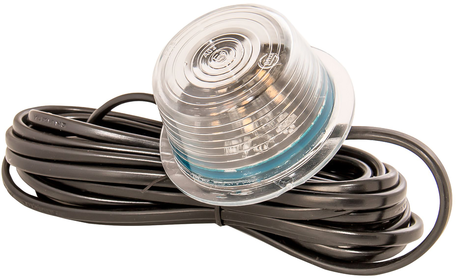Diod position röd klar lins,E-märkt 5m kabel 24V