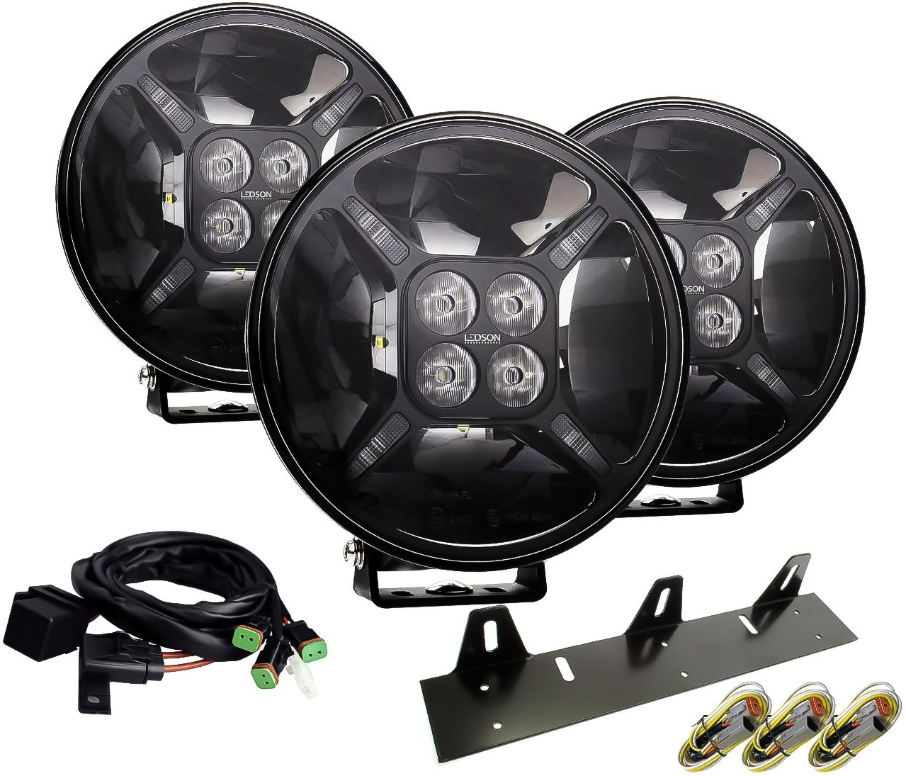 Ledson Sarox7+ - Extraljuspaket 3x LED 7"