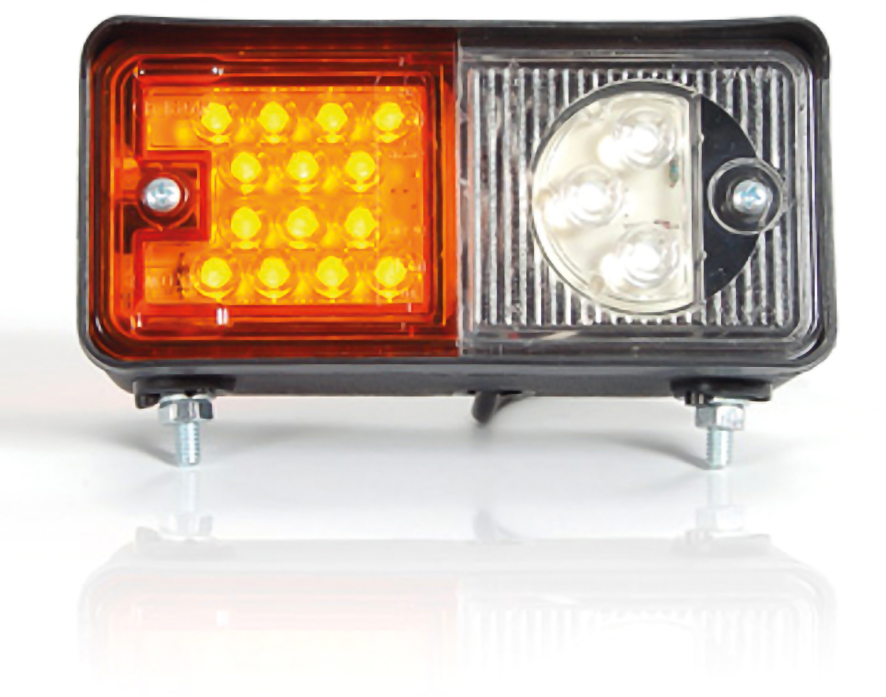 Frontlampa Höger 12-24V,LED Blinkers/Position Strands