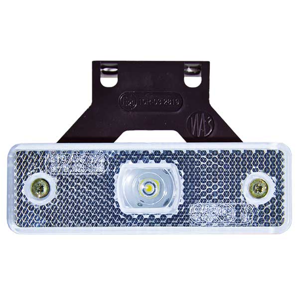 Posisjonslys LED hvit, med refleks
