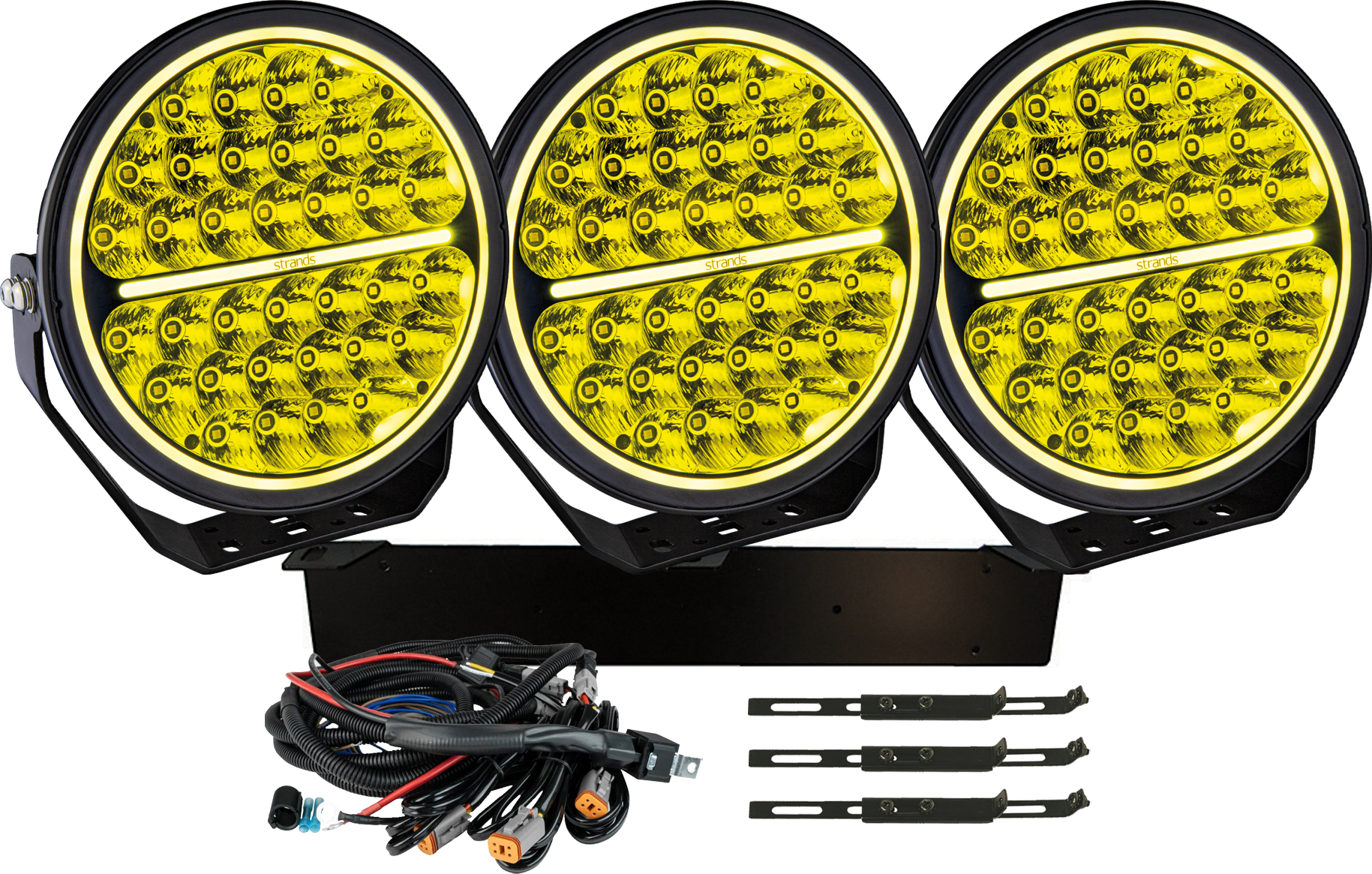 Extraljuspaket 3x Strands Siberia Bush Ranger 9" 435W