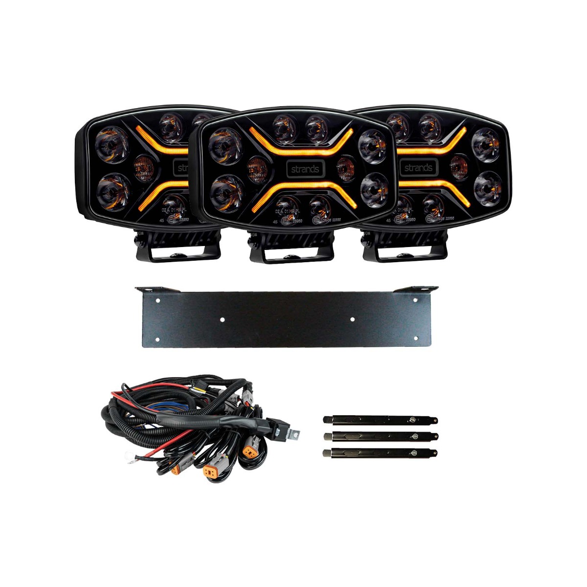 Strands Dark Knight Insane - Extraljuspaket 3x LED