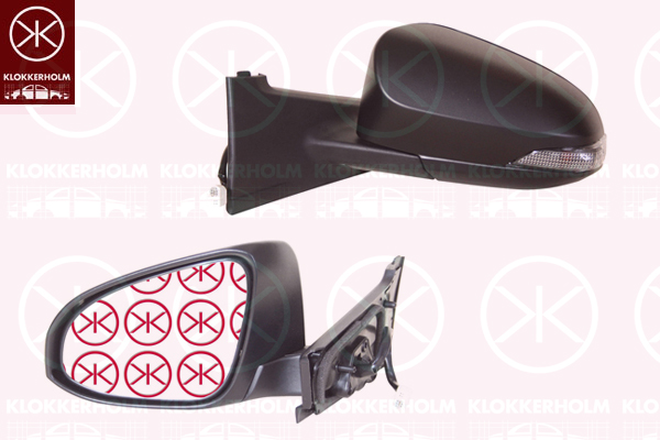 Sidospegel Klokkerholm - Toyota - Yaris - OE 879100D600,8791052C50