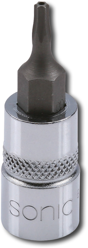 Bitshylsa 1/4" TX15H mm Torx - Tamperproof