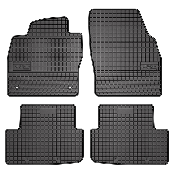 Kupémattor i gummi för Seat Ibiza V hatchback och VW Polo VI hatchback