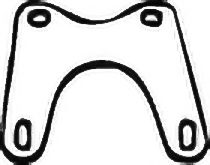 Gummiupphängning Walker - Volvo - 360, 340 - OE 32968505