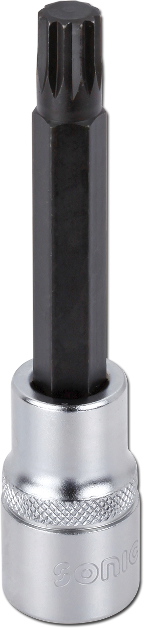 Bitshylsa 1/2" M14 mm Spline Lång