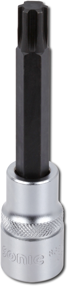 Bitshylsa 1/2" M10 mm Ribe Lång