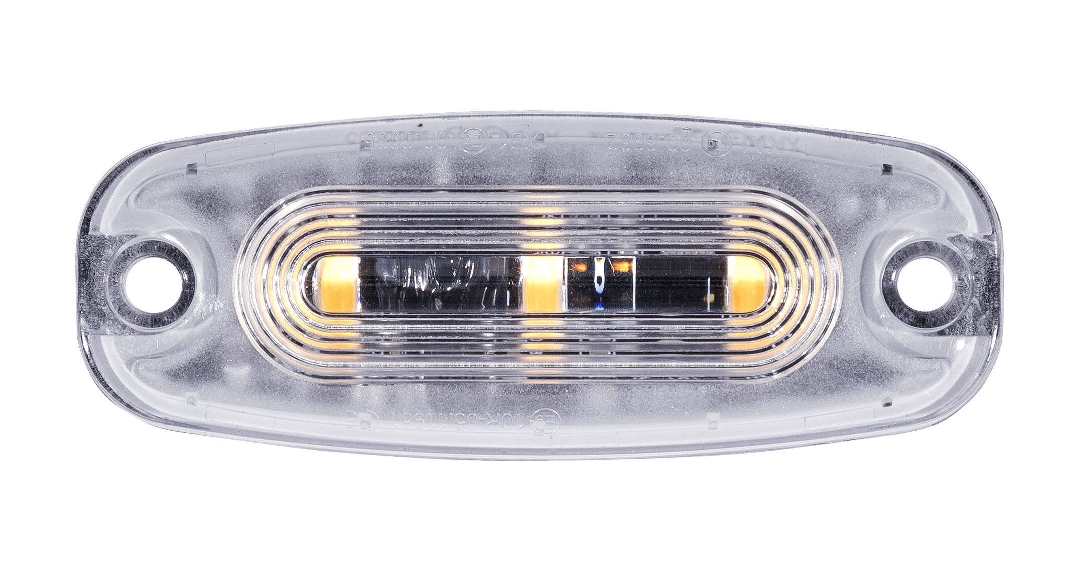 Blixtljus 3 LED Orange