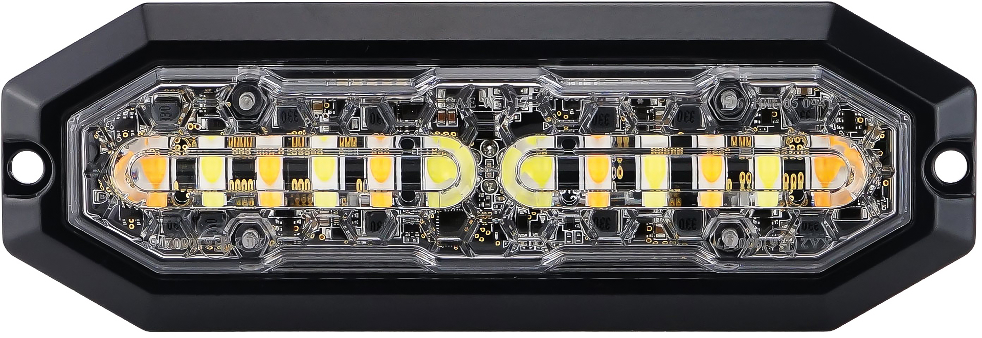 Duoblixtljus 12 LED, 12-24V DC, 20W