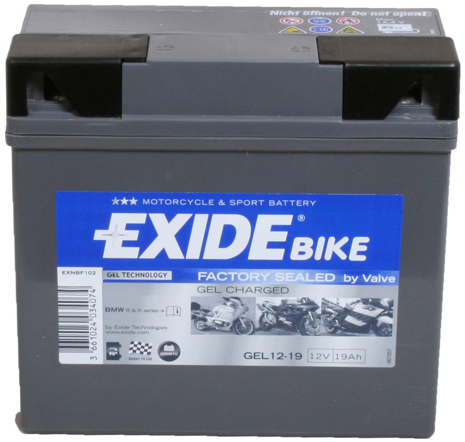 Exide MC-Batteri GEL 19 Ah