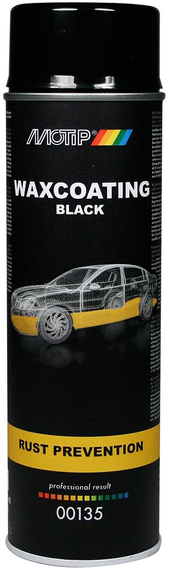 MOTIP Waxcoating - Vaxkonservering Svart 500 ml