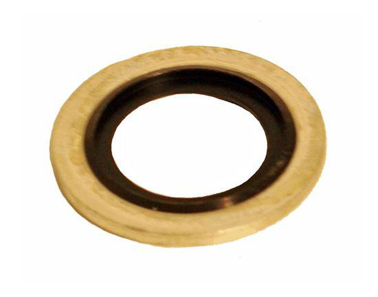 Gummi stål skive 5.7x1x10 mm