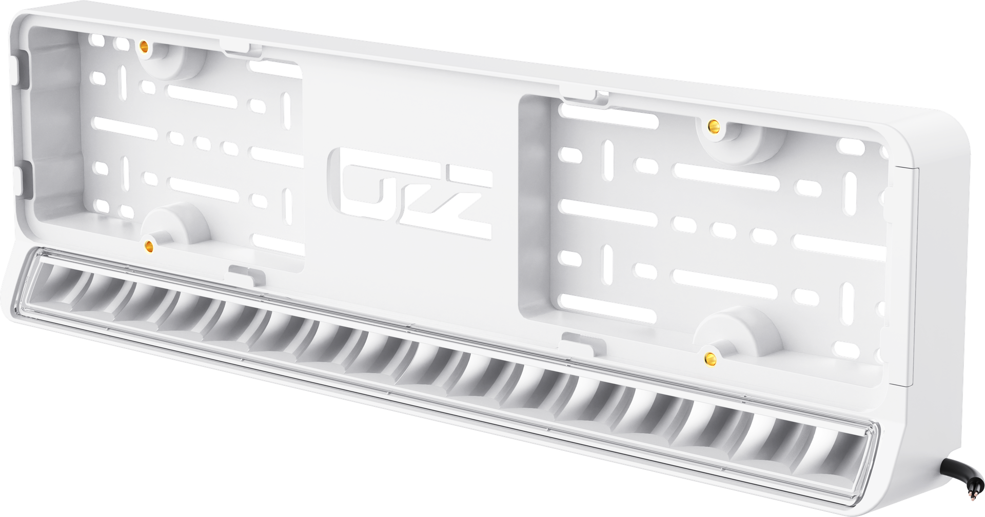 LED ramp LP1 20” Vit OZZ - Inbyggd i nummerskyltshållare