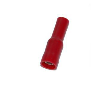 ProMeister Rundstiftshylsa Röd 0.5-1.5 mm², 4 mm