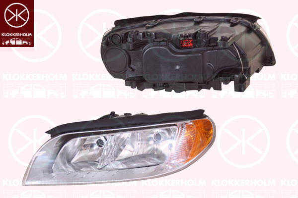 Strålkastare - Volvo - V70, Xc70, S80 - OE 31383543
