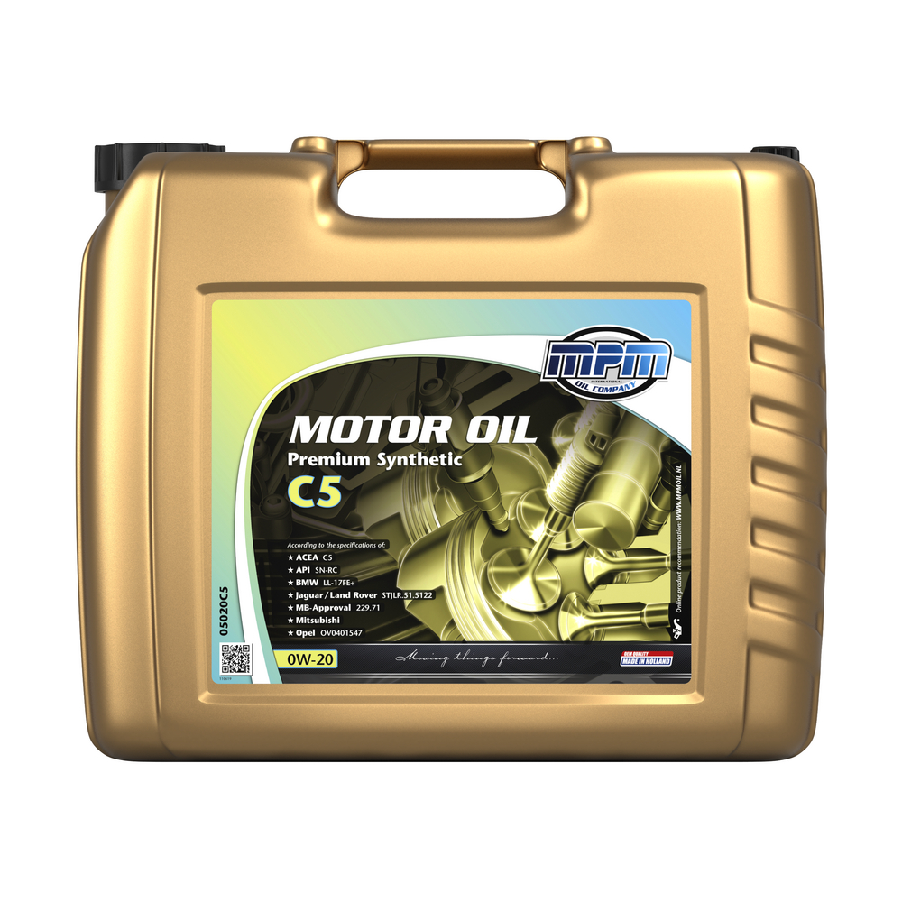MPM Premium Synthetic C5 0W-20 20L MPM - Motorolje - Toyota - Mercedes - Volvo - Opel - BMW - Kia - Nissan - Renault