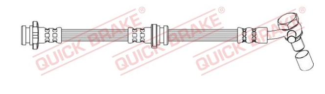 Bromsslang - Nissan - Qashqai. Renault - Kadjar - OE 462117244R,462104EA0B