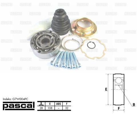 Drivknutssats BTA - VW - T4 transporter, T4 transporter syncro - OE 701498103AX,JZW498350DX,701498103A,701498350A,701498350AX
